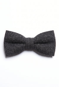 Férfi fekete tweed csokornyakkendő