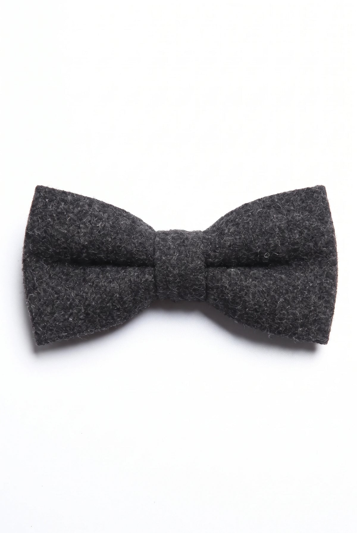 Férfi fekete tweed csokornyakkendő