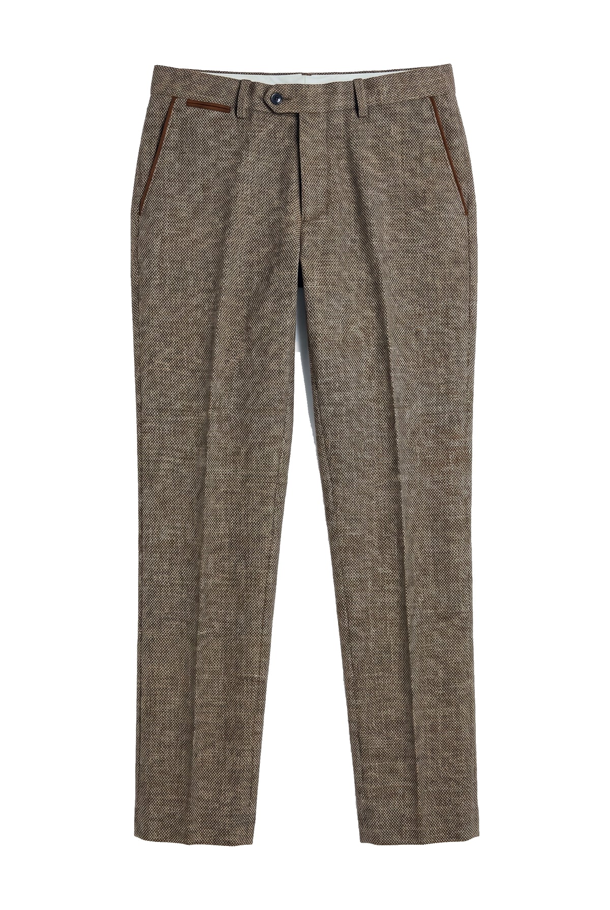 Ralph - Férfi tweed nadrág, barna színben