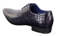 Mens Crocodile Skin Effect Shoes