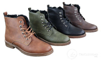 Mens Fleece Lined Winter Boots