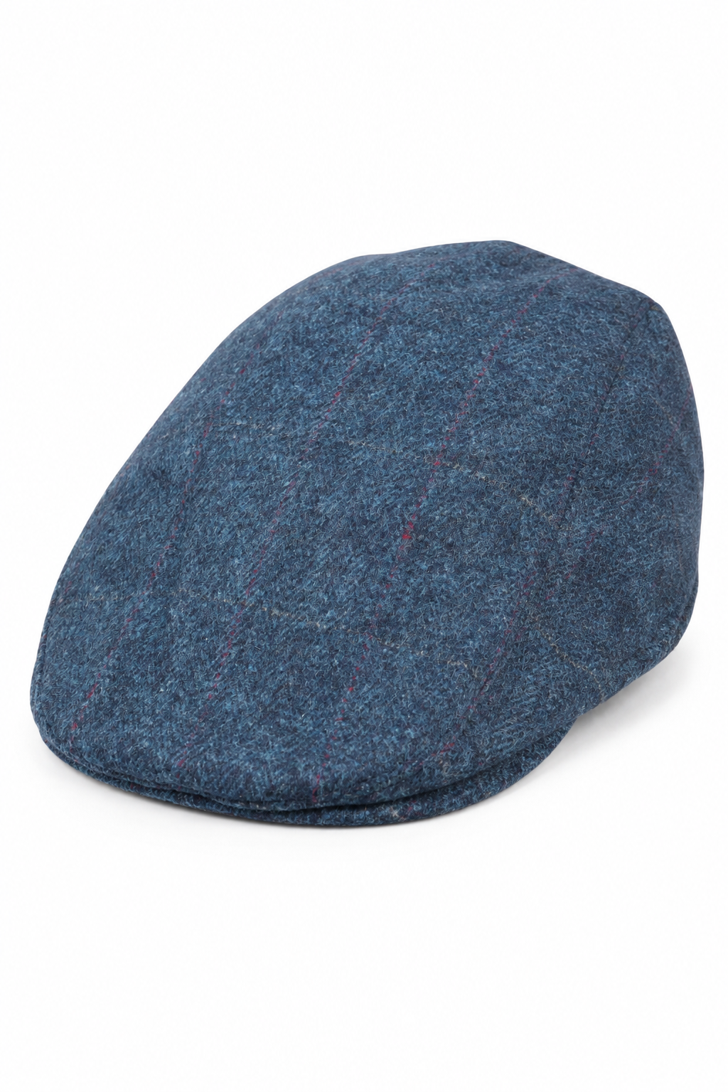 Férfi Grandad Baker lapos kék sapka, 8 paneles tweed sapka, vintage klasszikus, elegáns, lezser, 1920-as évekbeli