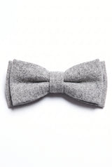 Férfi szürke tweed csokornyakkendő