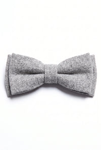 Férfi szürke tweed csokornyakkendő