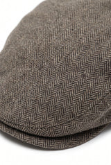 Férfi khaki lapos sapka