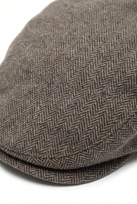 Férfi khaki lapos sapka