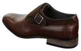 Mens Leather & Suede Slip On Buckle Italian Designer Shoes Smart Casual Formal