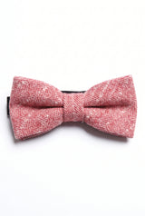 Férfi rózsaszín tweed csokornyakkendő