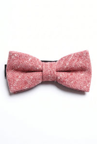 Férfi rózsaszín tweed csokornyakkendő