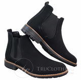 Mens PU Suede Dealer Boots