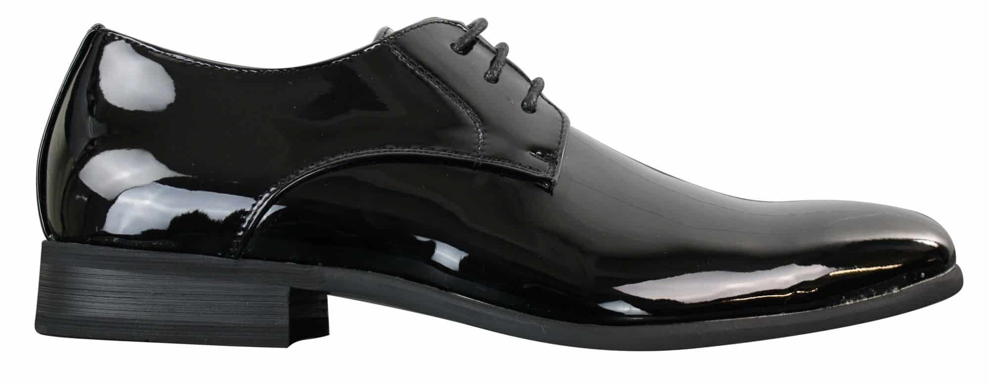 Mens Shiny Patent Formal Shoes