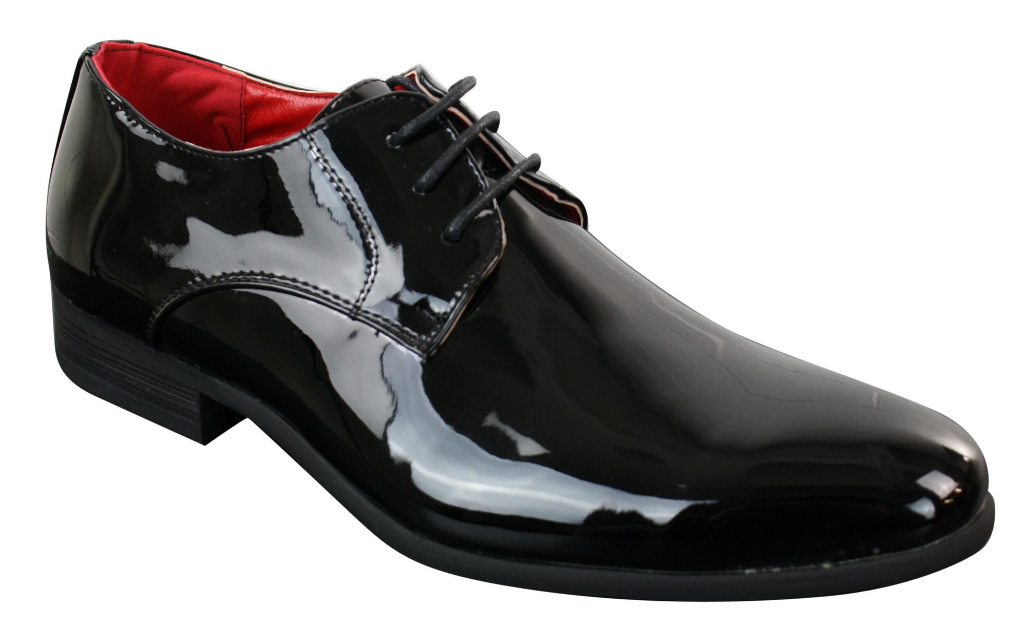 Mens Shiny Patent Formal Shoes