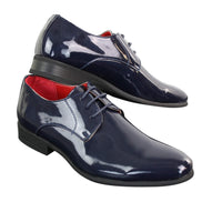 Mens Shiny Patent Formal Shoes