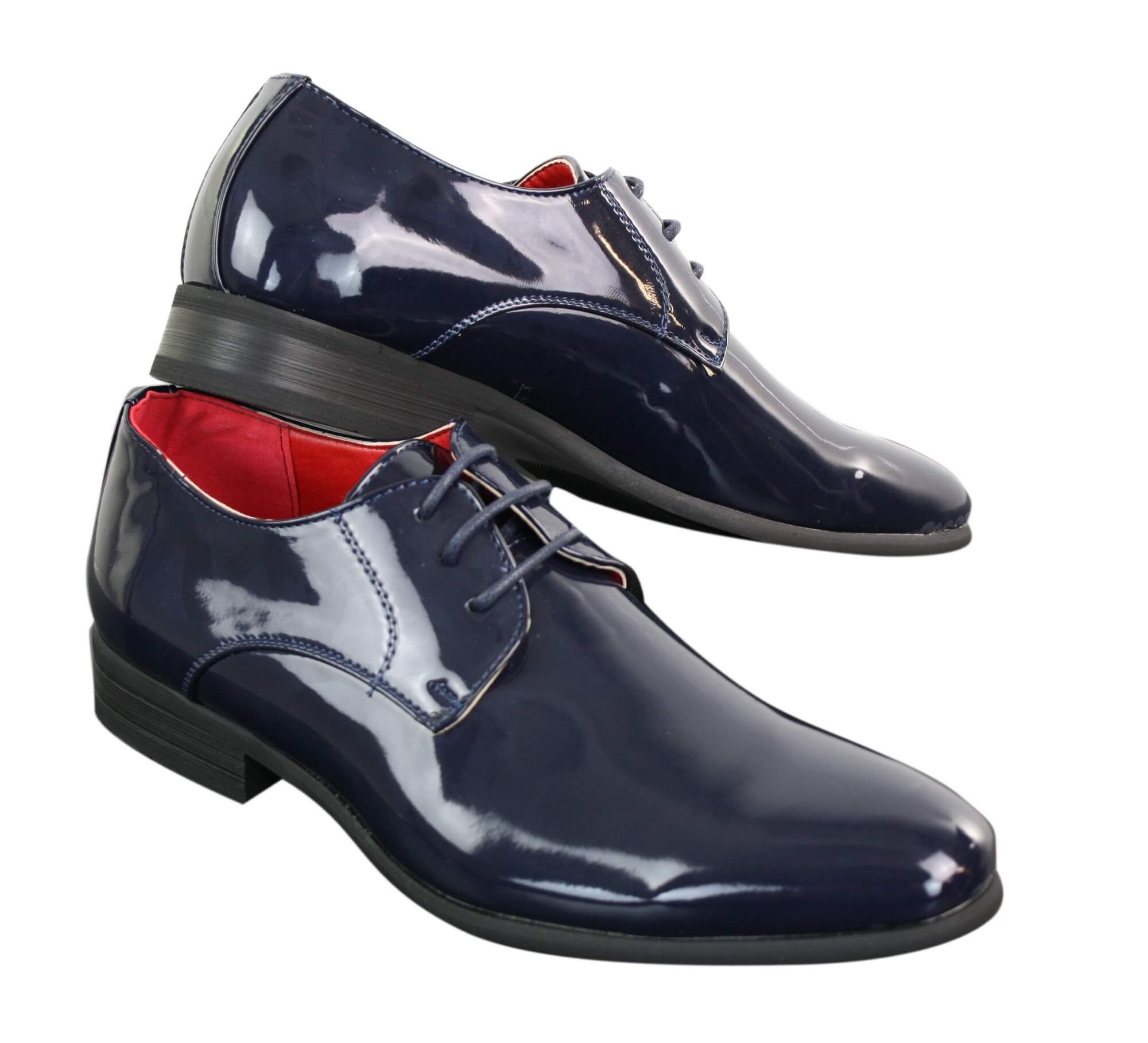 Mens Shiny Patent Formal Shoes