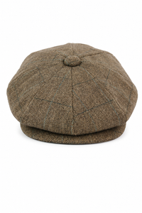 Férfi tweed kockás Peaky Blinders sapka