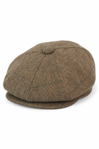 Férfi tweed kockás Peaky Blinders sapka