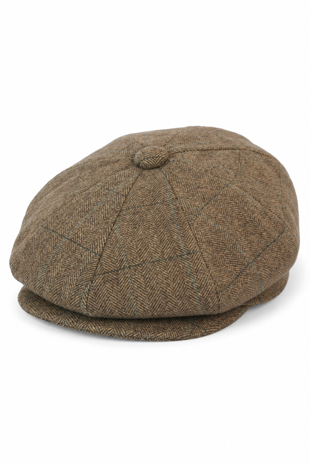 Férfi tweed kockás Peaky Blinders sapka