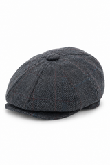 Férfi tweed kockás Peaky Blinders sapka