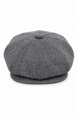 Férfi tweed kockás Peaky Blinders sapka