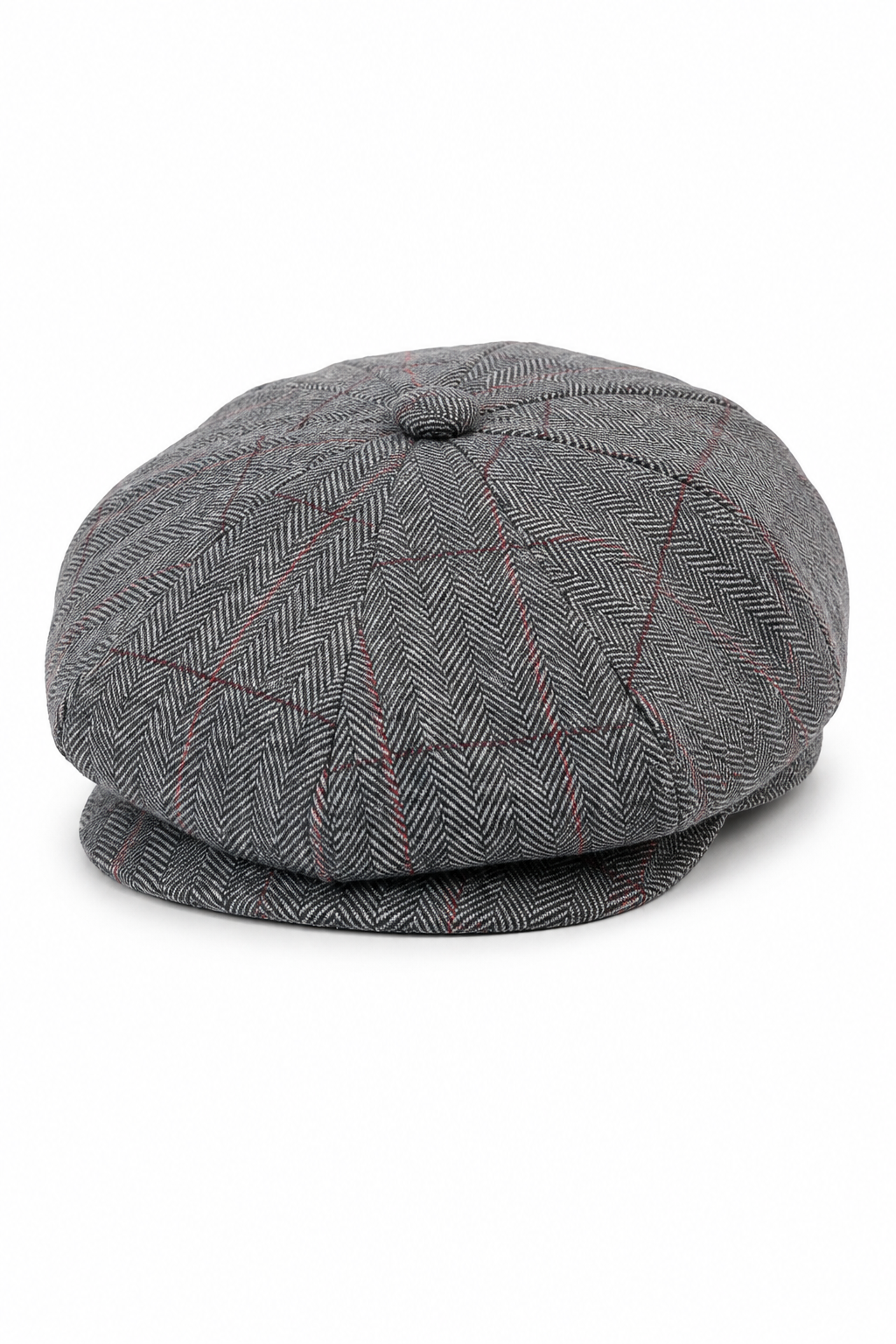Férfi tweed kockás Peaky Blinders sapka