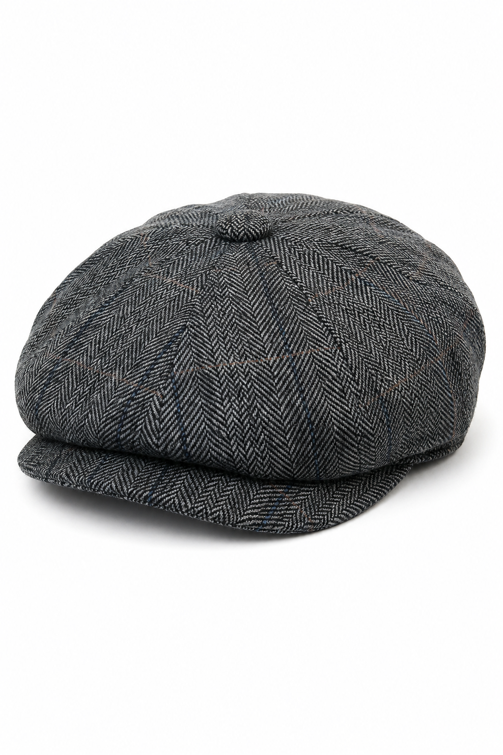Férfi tweed kockás Peaky Blinders sapka