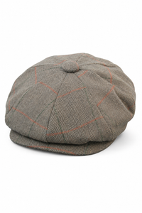 Férfi tweed kockás Peaky Blinders sapka