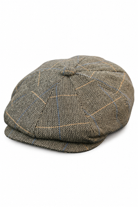 Férfi tweed kockás Peaky Blinders sapka