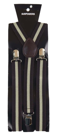 Mens Stripe Classic Trouser Suspenders