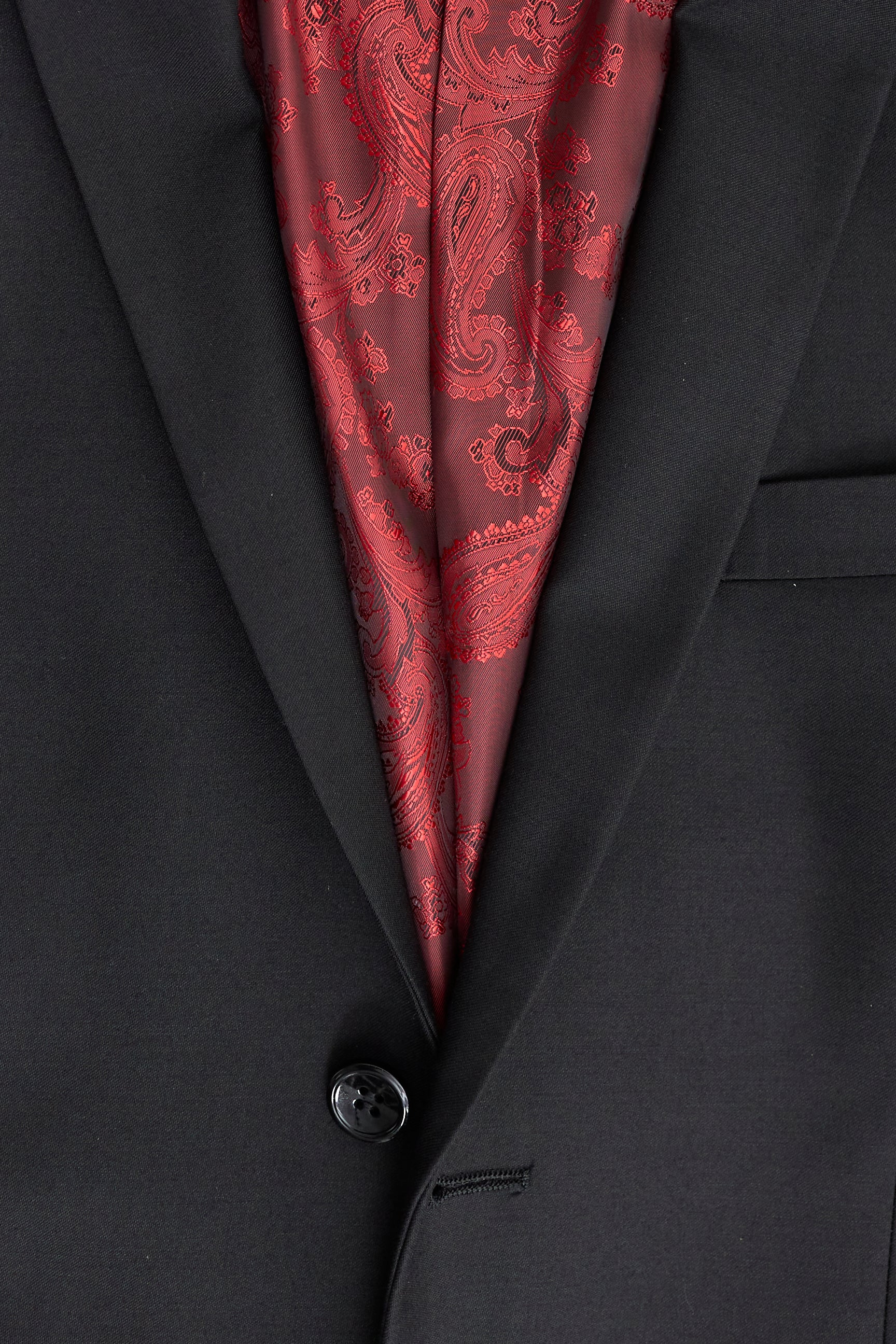 Paul Andrew Parker - Férfi 3 részes fekete, szabott szabású, komplett öltöny, klasszikus ajtóra való, gyászoló temetés