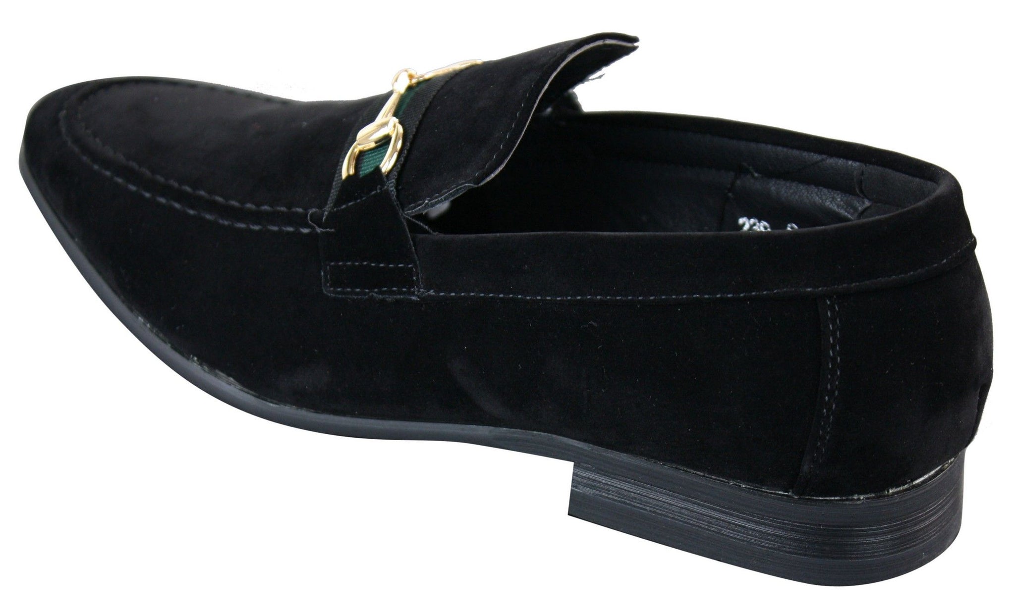 Patron 239 Suede Mens Suede Shoes Buckle Slip On Loafers Smart Casual Navy Blue Brown Black PU