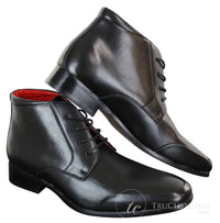 Rossellini Aldo Mens Laced Chelsea Dealer Ankle Boots Tan Brown Black Smart Casual Leather