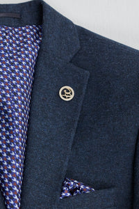 Férfi sötétkék Peaky Blinders gyapjúöltöny