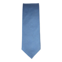 Men's Tie Pocket Sqaure Set Formal Solid Necktie - Sky Blue