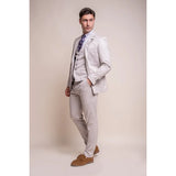 Valencia - Men's Classic Cream Blazer